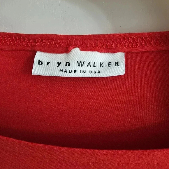 Bryn Walker Gianna Long Sleeve Shirt in Zinnia Medium - Picture 3 of 7